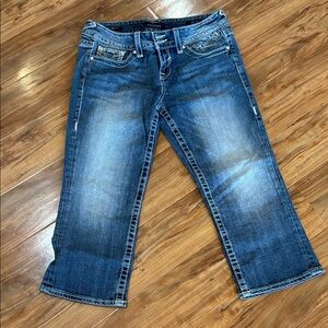 Vigoss Women's Dark Blue Ankle Jeans